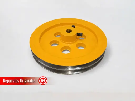 PRE-ARMADO-POLEA-AVANCE-DOBLE-CANAL+PRISIONERO-3/8''X1'''+CHAVETA7X7