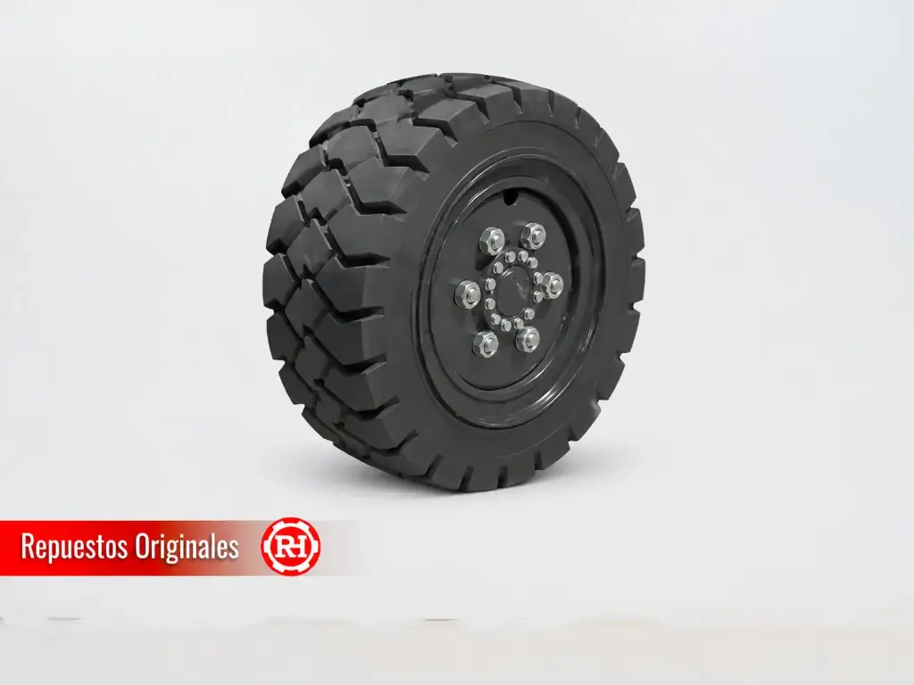 RUEDA MACIZA DELANTERA ARMADA 28.9-15 AUTOELEVADOR RH30D