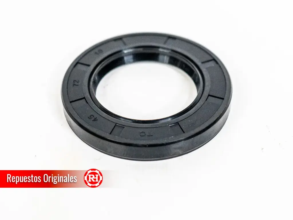 Retén inferior eje sistema corte 45x72x10 TREX repuesto