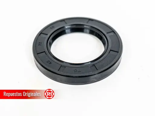 Retén inferior eje sistema corte 45x72x10 TREX repuesto