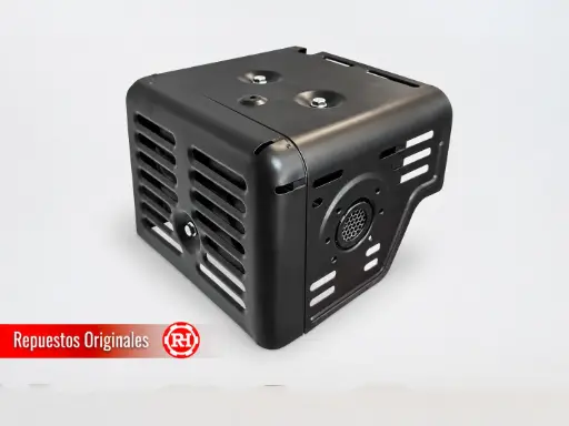 Silenciador múltiple de escape codo motor RH/B&S 13/15HP repuesto